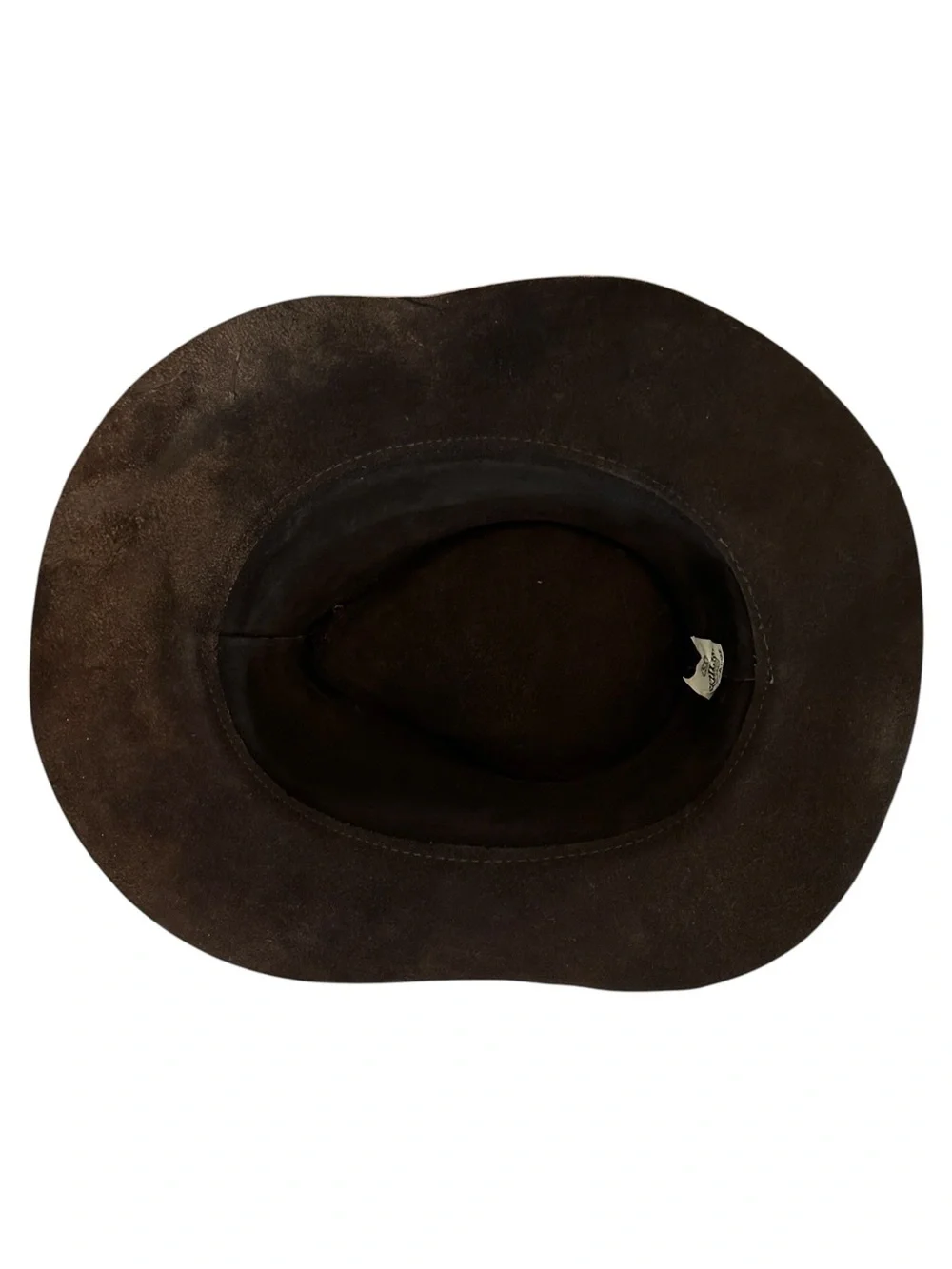 Vintage Skully’s By Henschel St. Louis Suede Leather Western Hat Brown XL USA